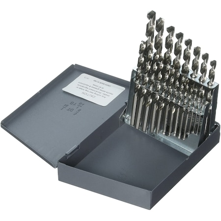 Viking Norseman Drill 21 Pc Set Type 240-B Bright 118 Degree HSS Drill 43480